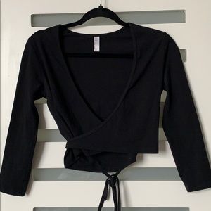 American Apparel Julliard Tie Wrap Top